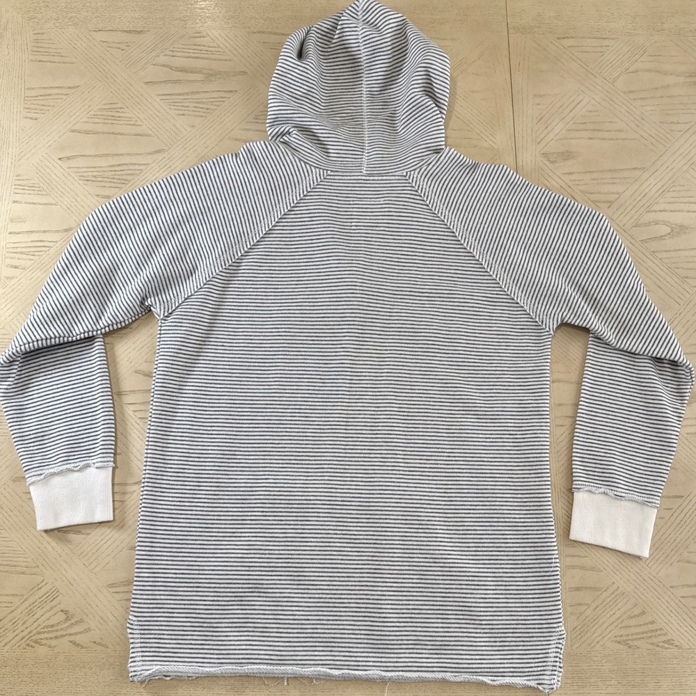 Blue 84 Alabama Crimson Tide Striped Hoodie Pullover V Neck Pocket Women's L - Picture 2 of 8